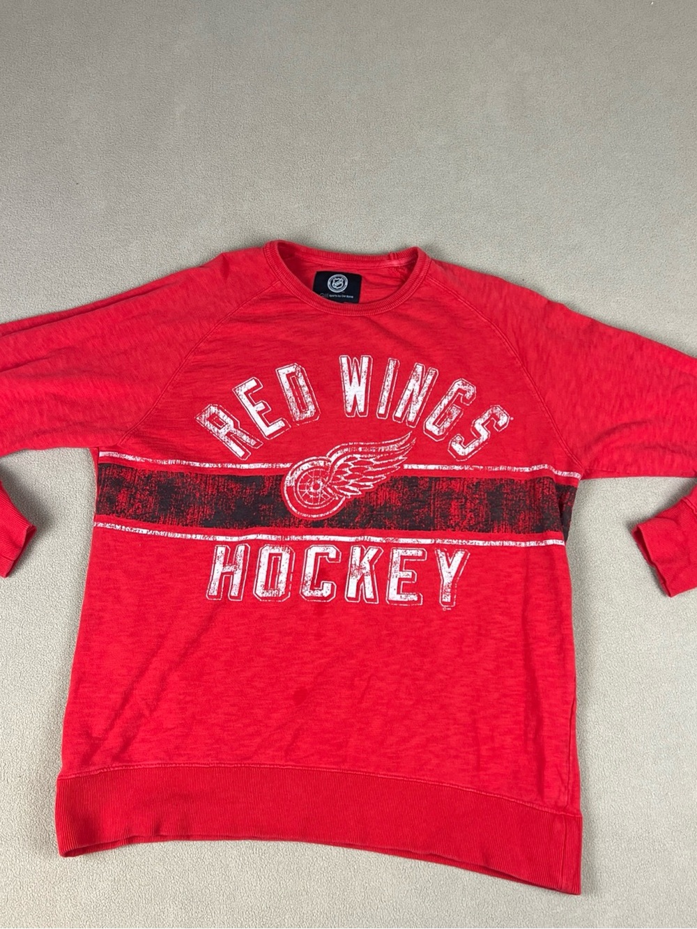 G-III Carl Banks NHL Detroit Red Wings Sweatshirt, Hockey, Cotton. Men's Sz L